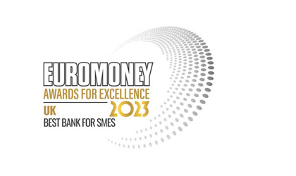 Euromoney 2023 Awards for Excellence 2023 UK Best Bank for SMES