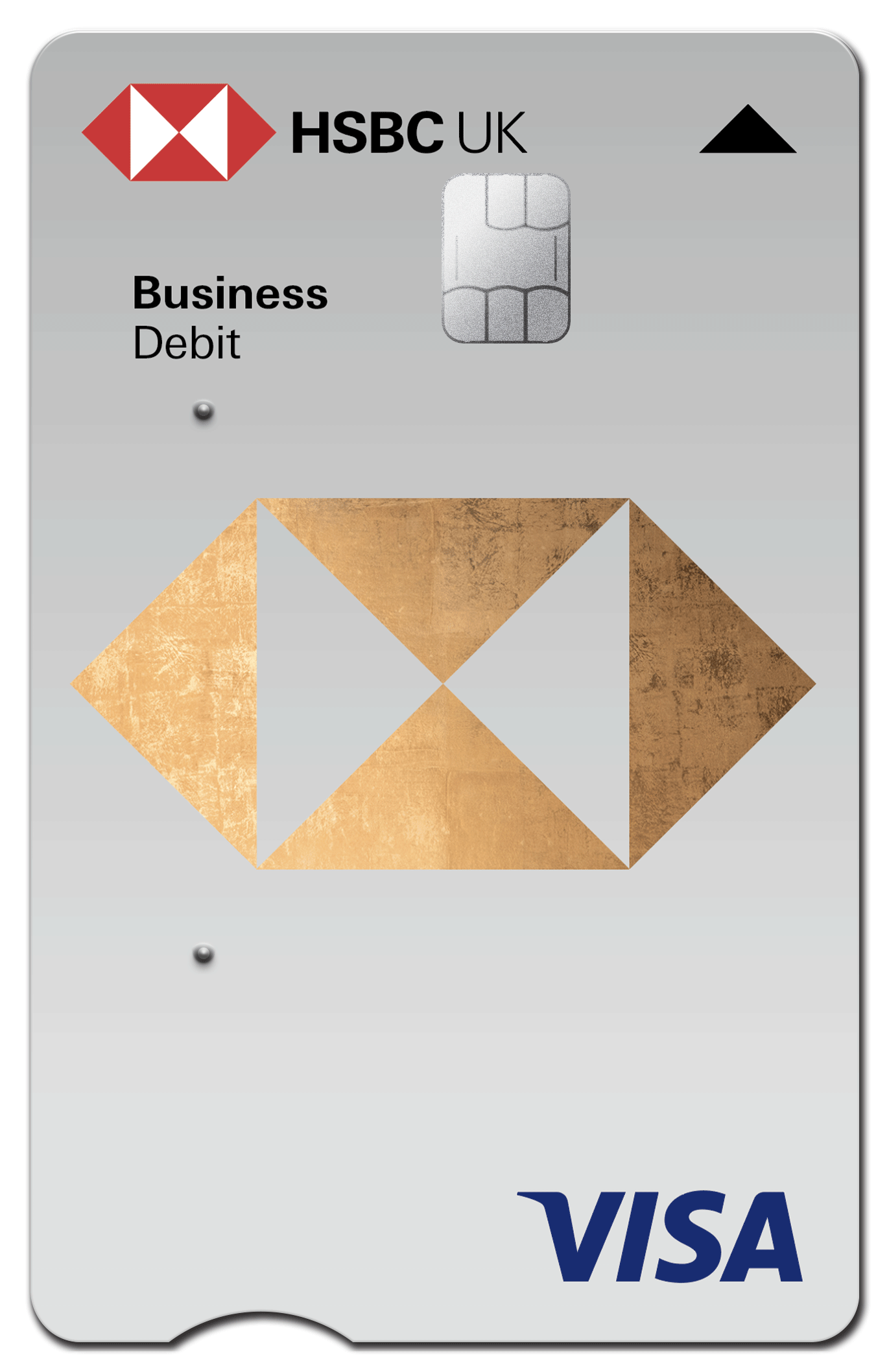 HSBC UK Business Debit gray Card