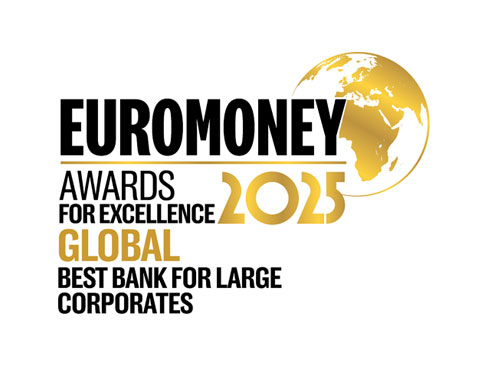 The Global Best Bank for Large Corporates, Euromoney Awards for Excellence, 2025