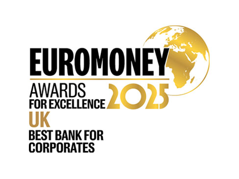 The UK's Best Bank for Corporates, Euromoney Awards for Excellence, 2025