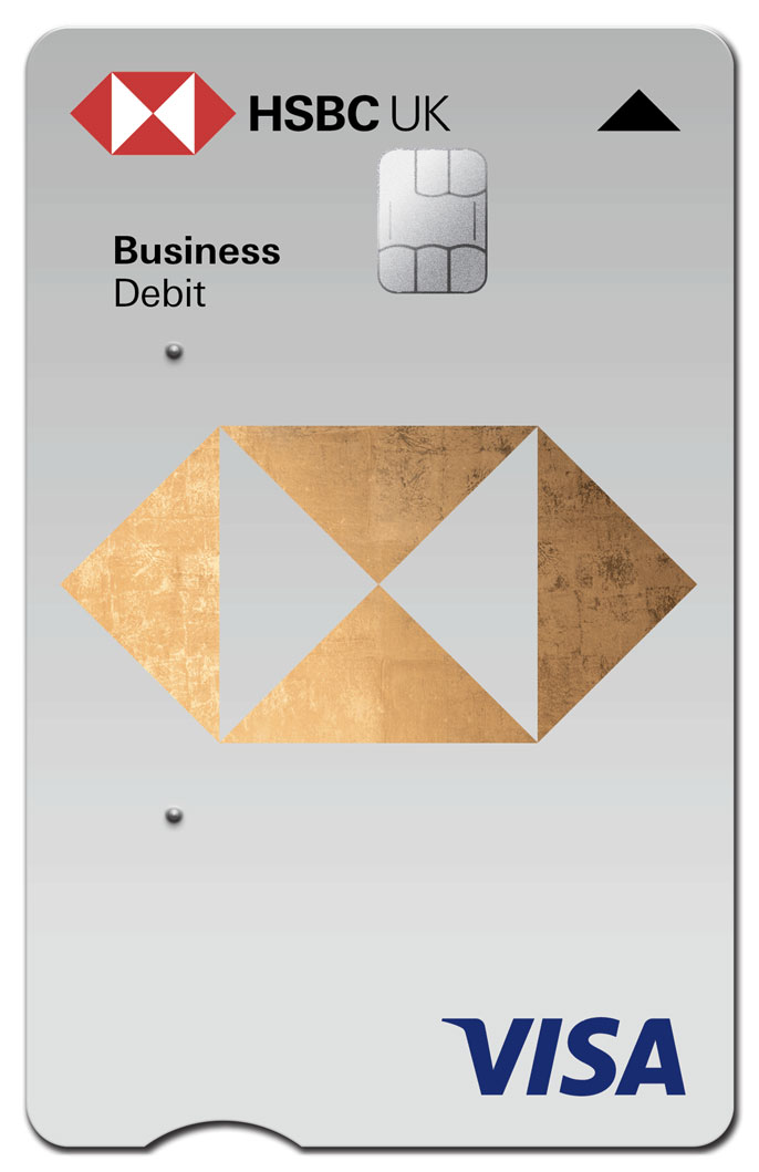 HSBC UK Business Debit gray Card HSBC UK Business Debit gray Card