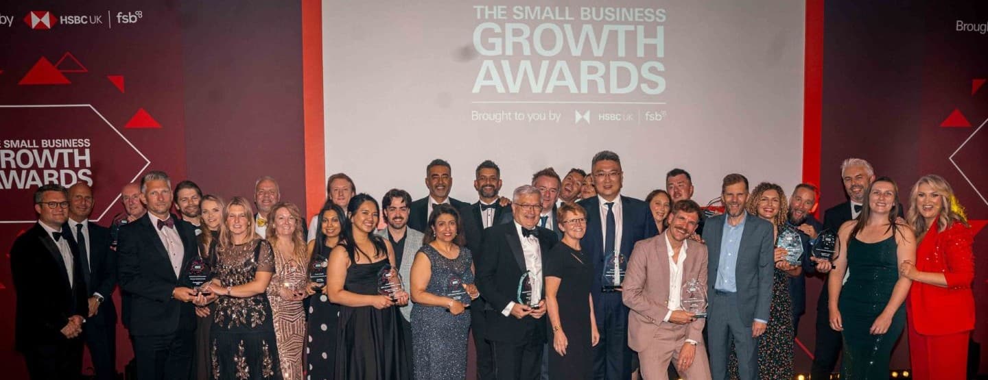 HSBC Small Business Growth Award winners at the National Final at The Savoy